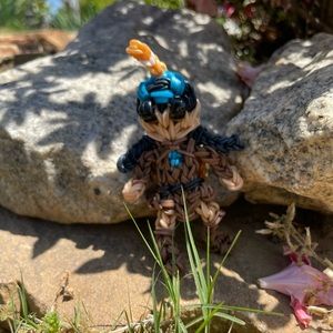 rainbowloom 2D female native american with baby